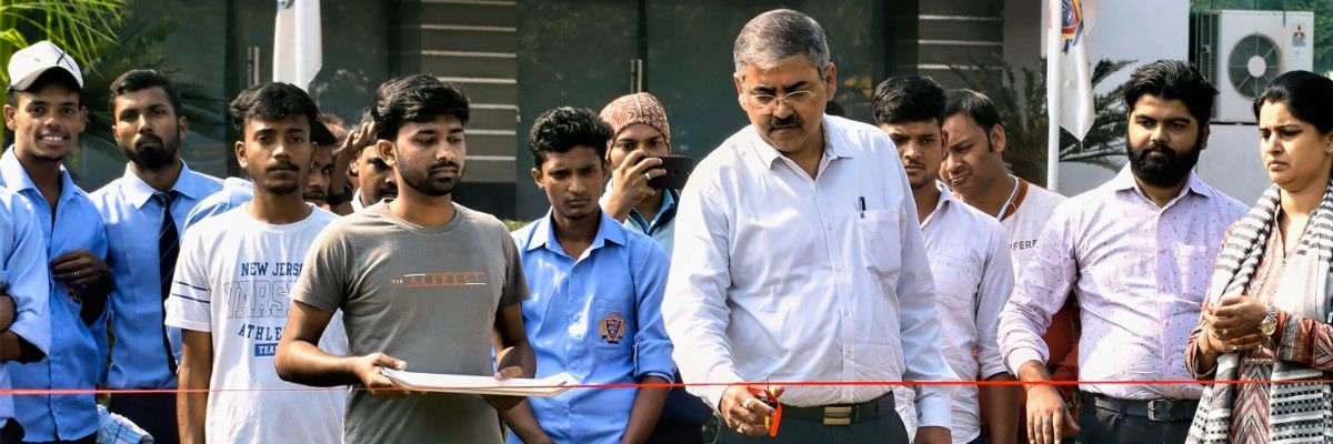 Students participating in annual sports event at Ambalika Institute – Best Engineering College in Lucknow UP