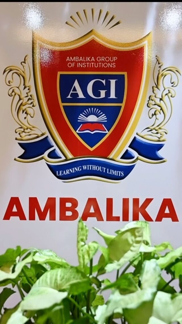 Expand your knowledge beyond the classroom with seminars at Ambalika Group of Institutions. Our seminars provide real-world examples and practical knowledge to help you succeed in a competitive job market.

#AGI #AIMT #AmbalikaGroupOfInstitutions #Seminars #PracticalKnowledge #RealWorldExamples #Education #HigherEducation #LearningBeyondClassroom #ProfessionalDevelopment #CareerPreparation #NetworkingOpportunities #StudentSuccess #RealWorldSkills #KnowledgeIsPower #InnovativeLearning #FutureLeaders #ambalika
